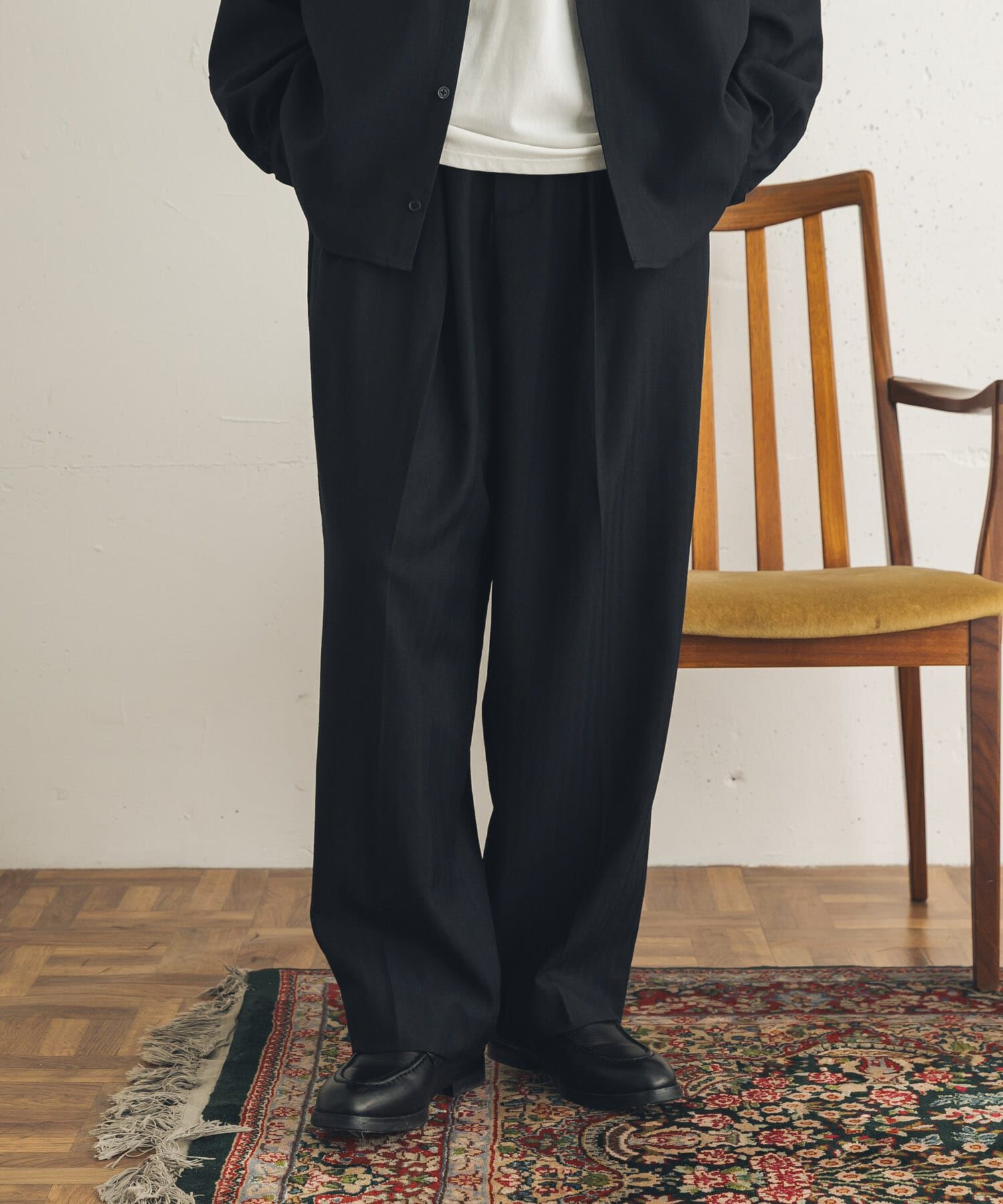 SENSE OF PLACE by URBAN RESEARCH「ストレッチヘリンボーンテーパードパンツ」|その他|
