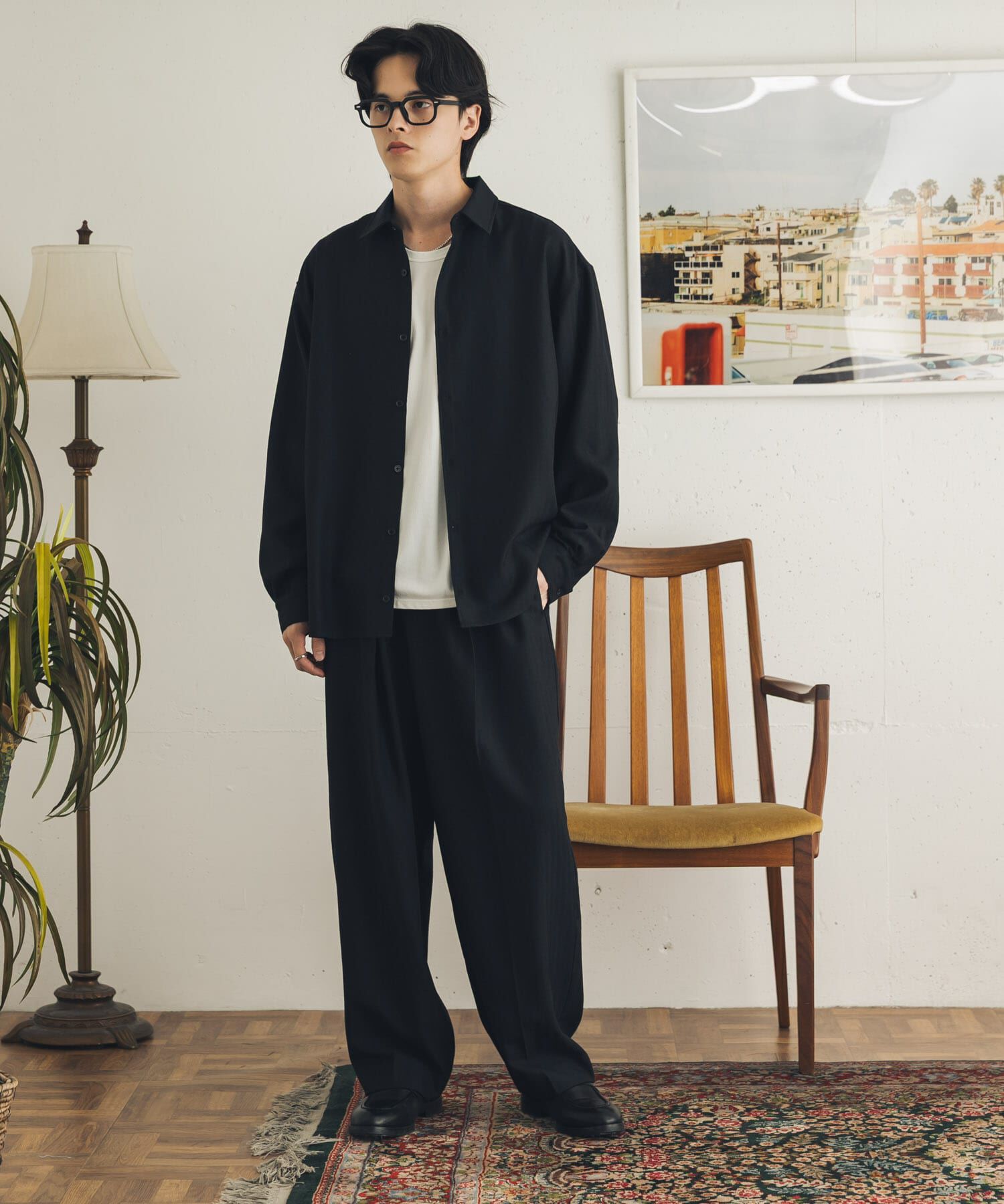 SENSE OF PLACE by URBAN RESEARCH「ストレッチヘリンボーンテーパードパンツ」|その他|