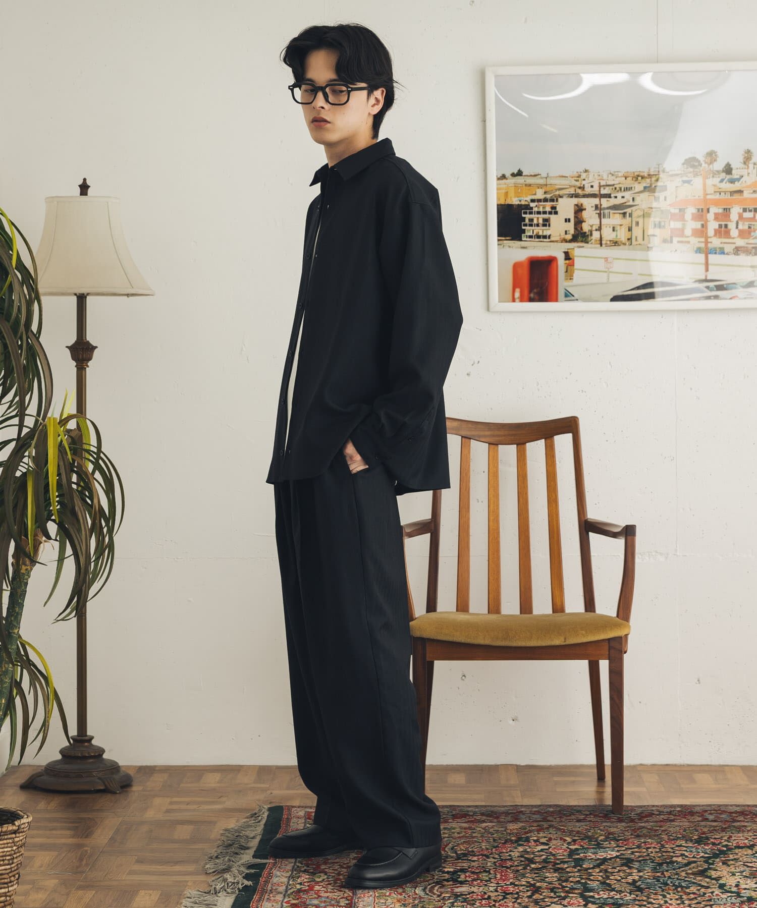 SENSE OF PLACE by URBAN RESEARCH「ストレッチヘリンボーンテーパードパンツ」|その他|
