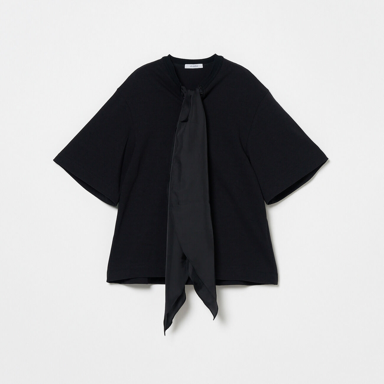 HELIOPOLE「HELIOPOLE ROLL NECK T」|Tシャツ・カットソー|ブラック