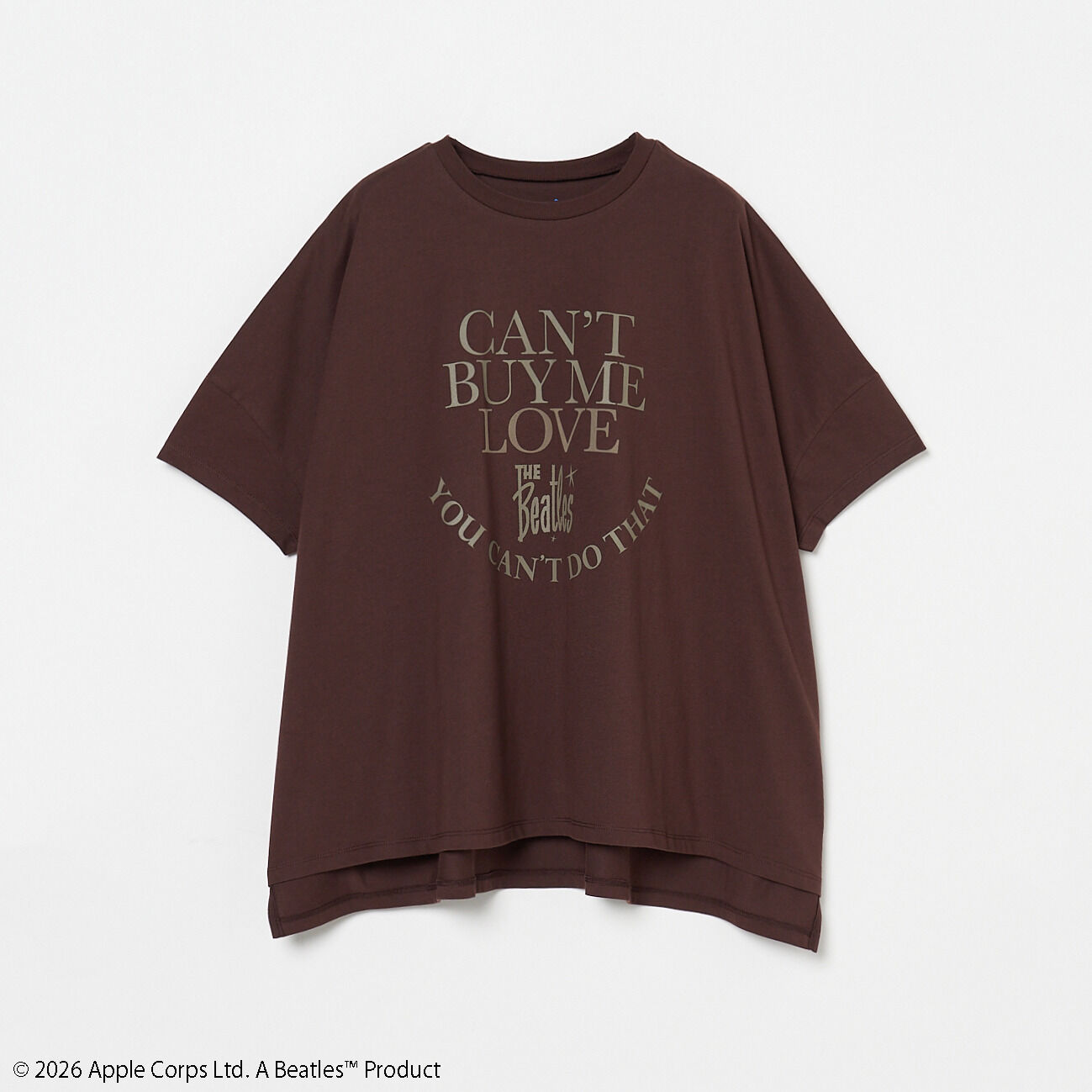  「GOOD ROCK SPEED BEATLES PRINT BIG T-SHIRT」|Tシャツ・カットソー|ブラウン