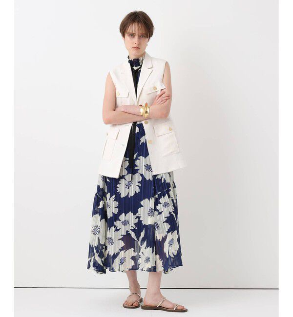 allureville「WEB 一部店舗展開 シアーヨウリュウワンピース」|ワンピース|