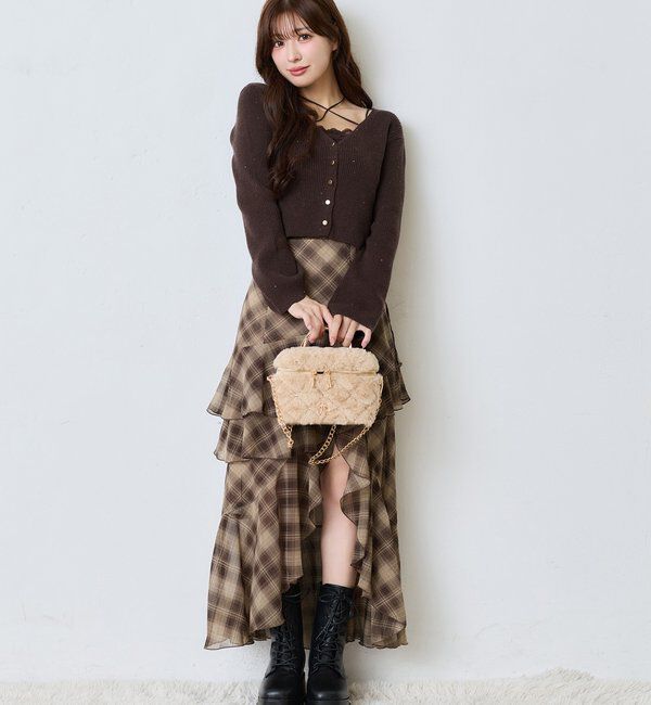  「キラキラニットカーディガン」|ニット・セーター|