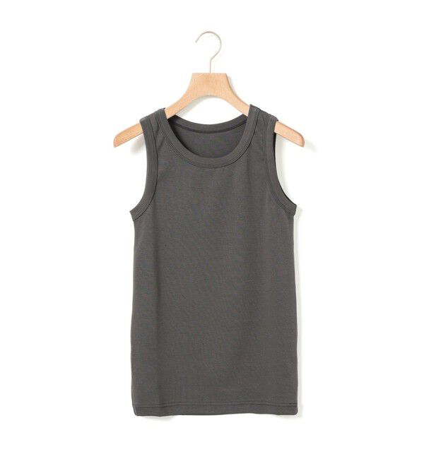 MidiUmi「MidiUmi ベーシックタンクトップ」|Tシャツ・カットソー|チャコールグレー