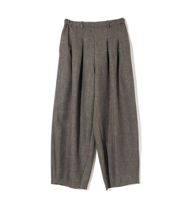 MIDIUMISOLID「MIDIUMISOLID for Ladies タックカーブバレルパンツ」|その他|