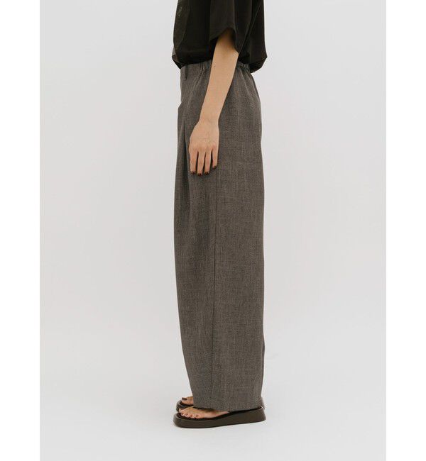 MIDIUMISOLID「MIDIUMISOLID for Ladies タックカーブバレルパンツ」|その他|