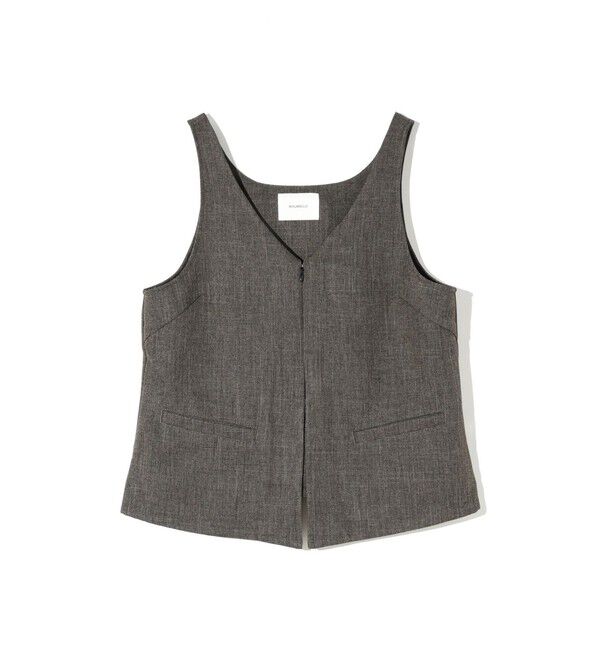 MIDIUMISOLID「MIDIUMISOLID for Ladies ビスチェライクジレ」|ベスト・ジレ|