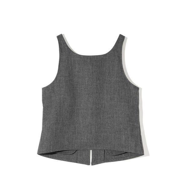 MIDIUMISOLID「MIDIUMISOLID for Ladies ビスチェライクジレ」|ベスト・ジレ|