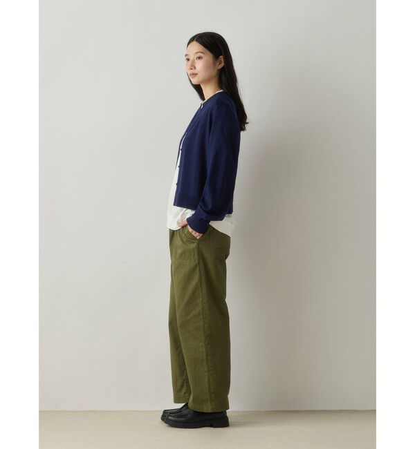 MidiUmi「MidiUmi クルーネックニットカーディガン」|カーディガン|