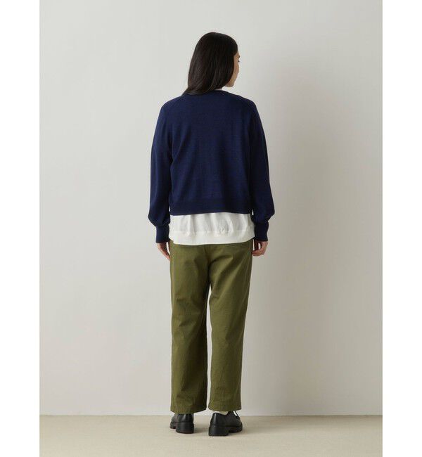 MidiUmi「MidiUmi クルーネックニットカーディガン」|カーディガン|