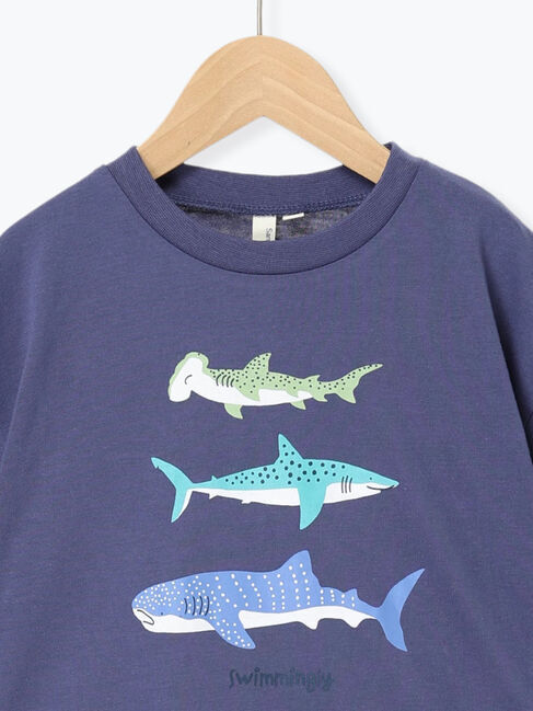 Samansa Mos2 Lagom「【吸水速乾】サメプリントTシャツ」|Tシャツ・カットソー|