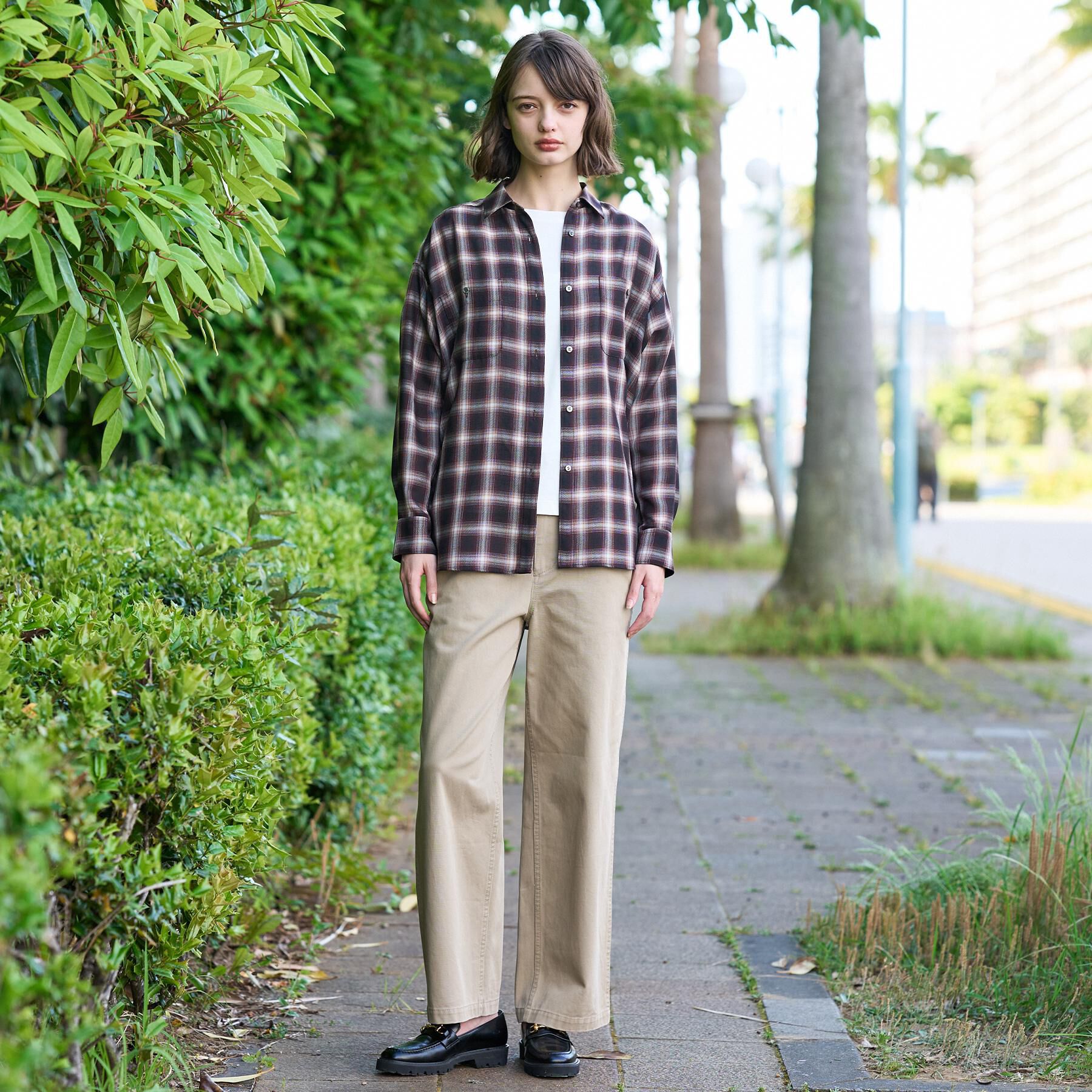 DRESSTERIOR「【ウォッシャブル】ビエラオンブレチェックシャツ」|シャツ・ブラウス|