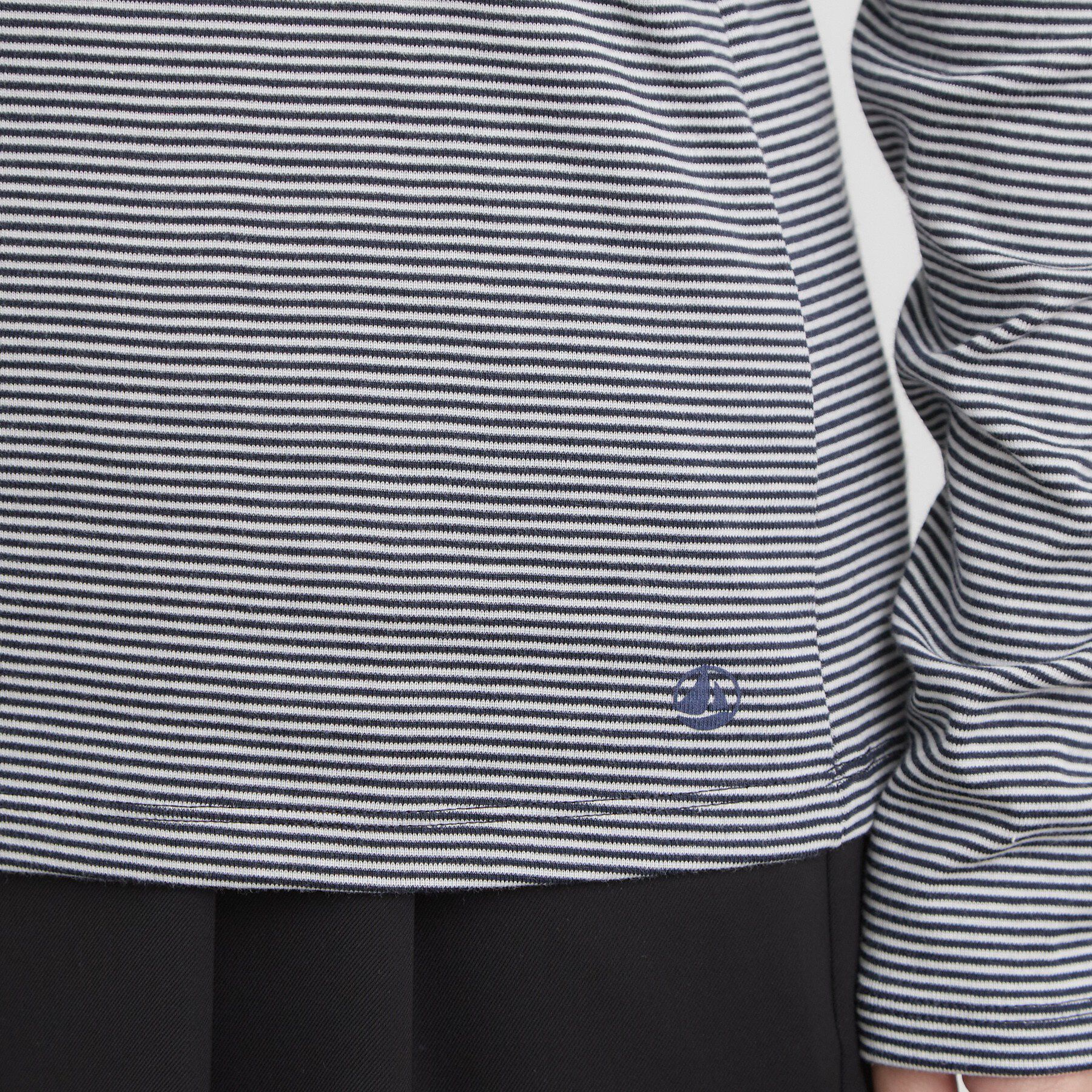 OPAQUE.CLIP「【PETIT BATEAU／プチバトー】ミニマリニエールミラレクルーネック半袖Tシャツ」|Tシャツ・カットソー|