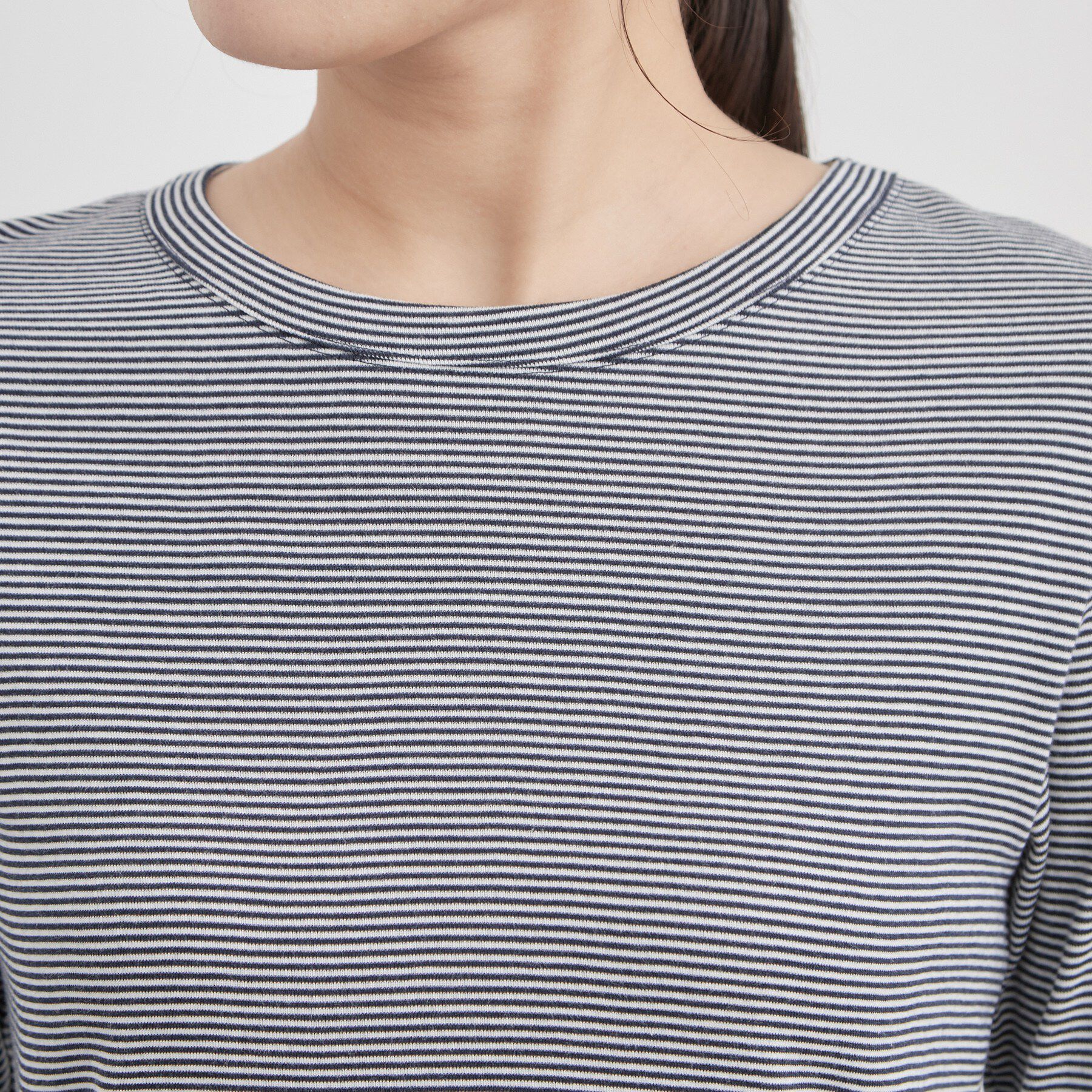 OPAQUE.CLIP「【PETIT BATEAU／プチバトー】ミニマリニエールミラレクルーネック半袖Tシャツ」|Tシャツ・カットソー|