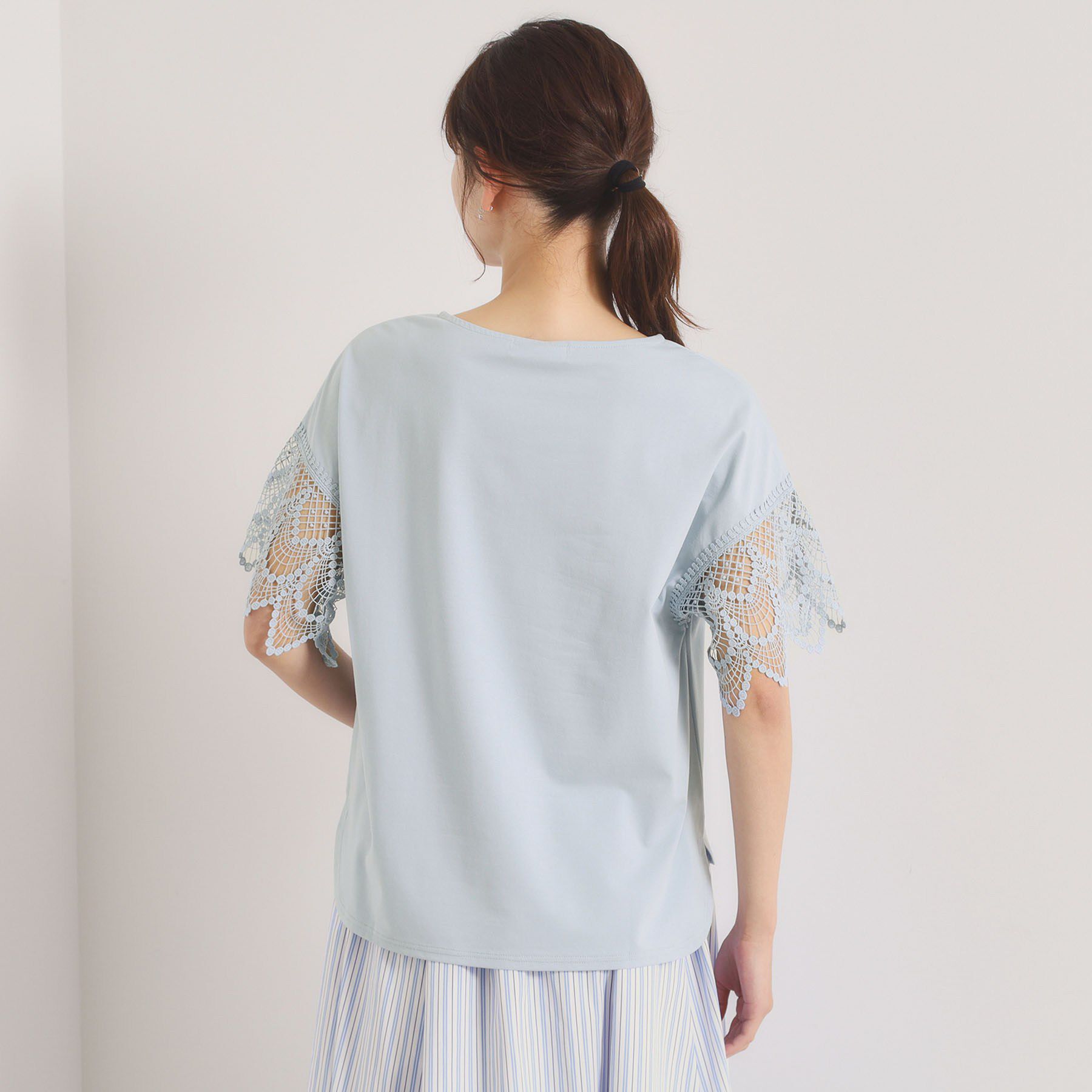 ITS&rsquo;DEMO「【冷感／速乾】袖レースプルオーバー」|Tシャツ・カットソー|