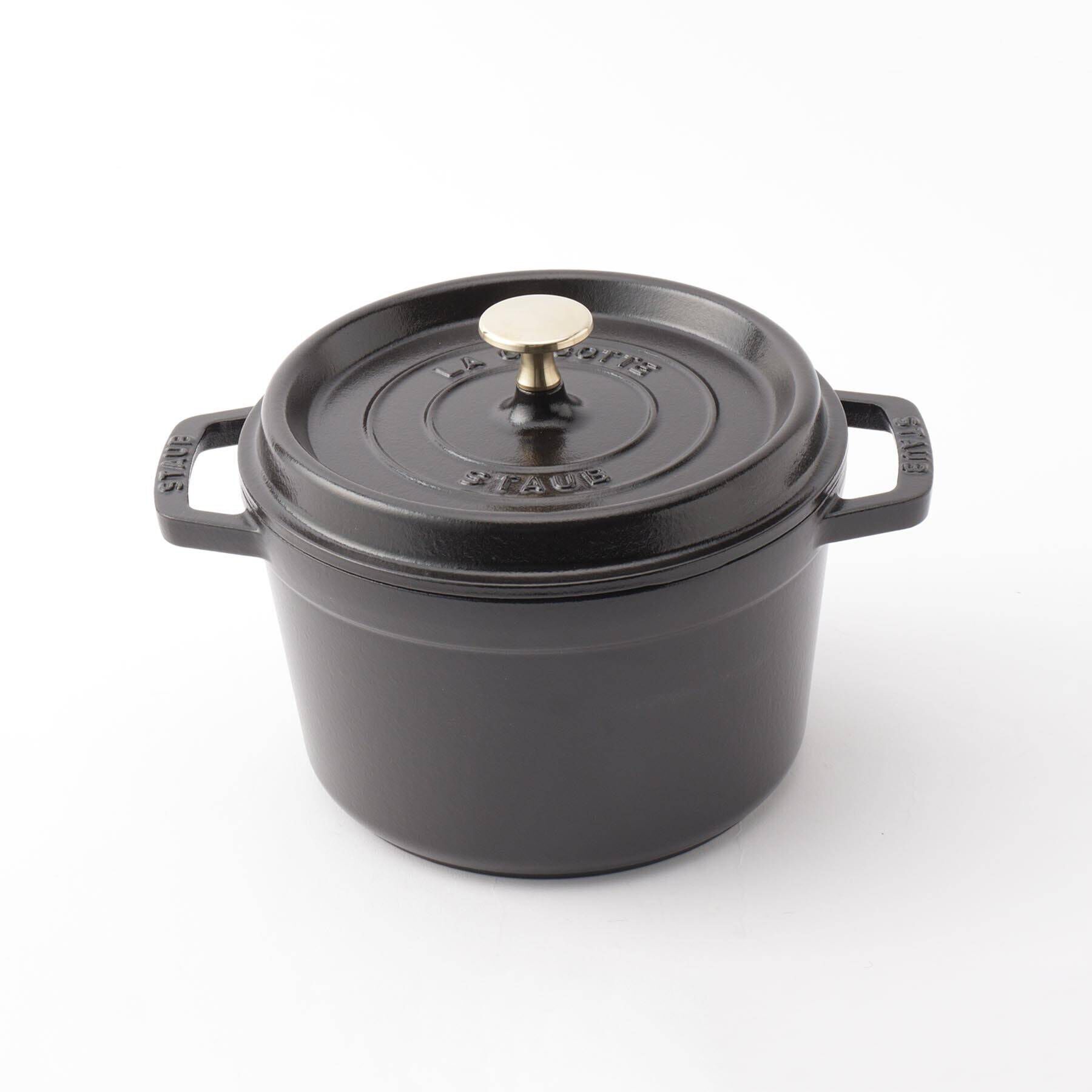 212 KITCHEN STORE「グランドココット ラウンド 20cm BK ＜STAUB ストウブ＞」|食器・キッチングッズ|