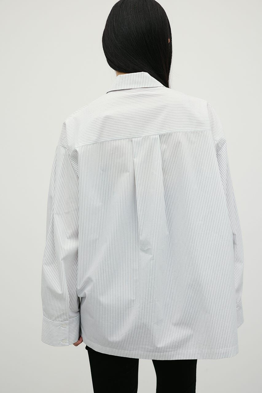 STYLEMIXER「ストライプワイドカフオーバーシャツ」|シャツ・ブラウス|