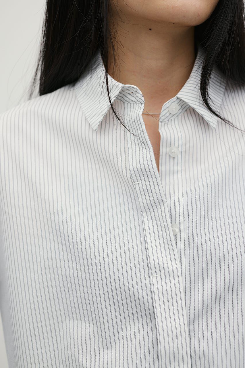 STYLEMIXER「ストライプワイドカフオーバーシャツ」|シャツ・ブラウス|