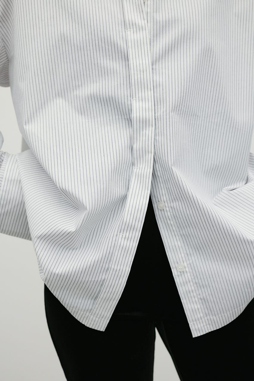 STYLEMIXER「ストライプワイドカフオーバーシャツ」|シャツ・ブラウス|
