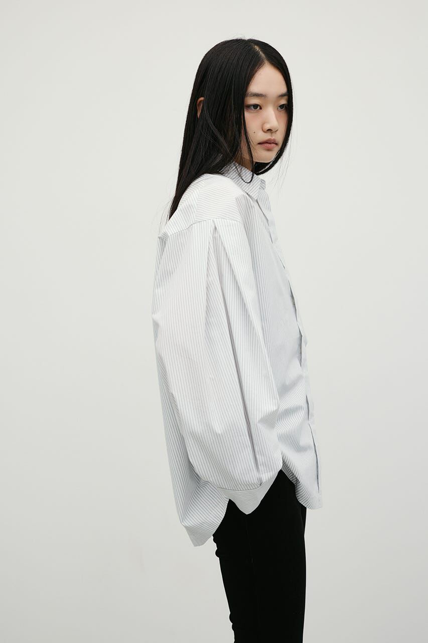 STYLEMIXER「ストライプワイドカフオーバーシャツ」|シャツ・ブラウス|
