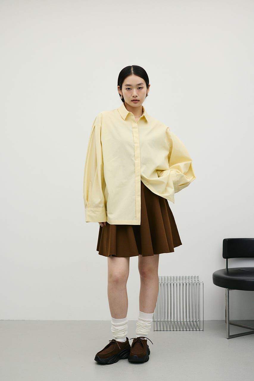 STYLEMIXER「ストライプワイドカフオーバーシャツ」|シャツ・ブラウス|