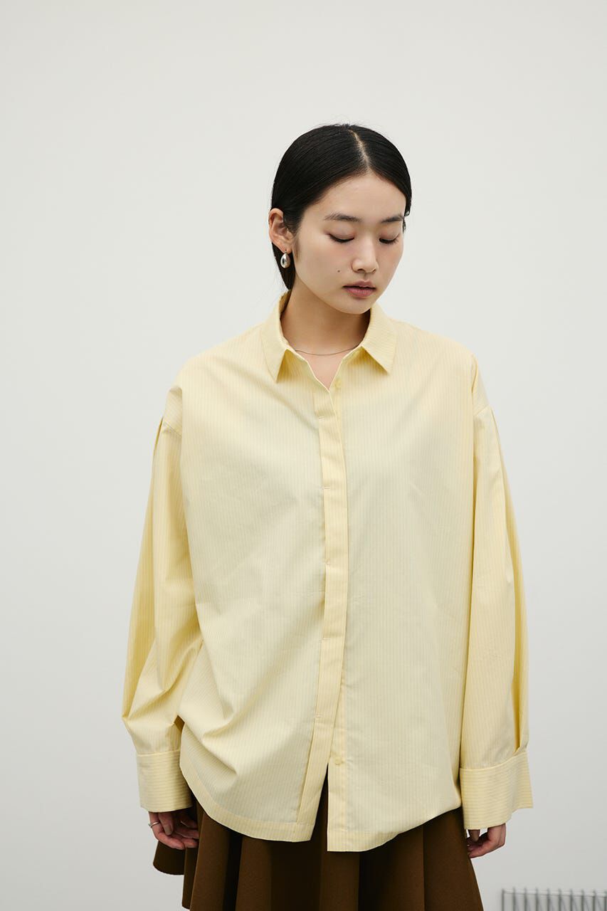 STYLEMIXER「ストライプワイドカフオーバーシャツ」|シャツ・ブラウス|