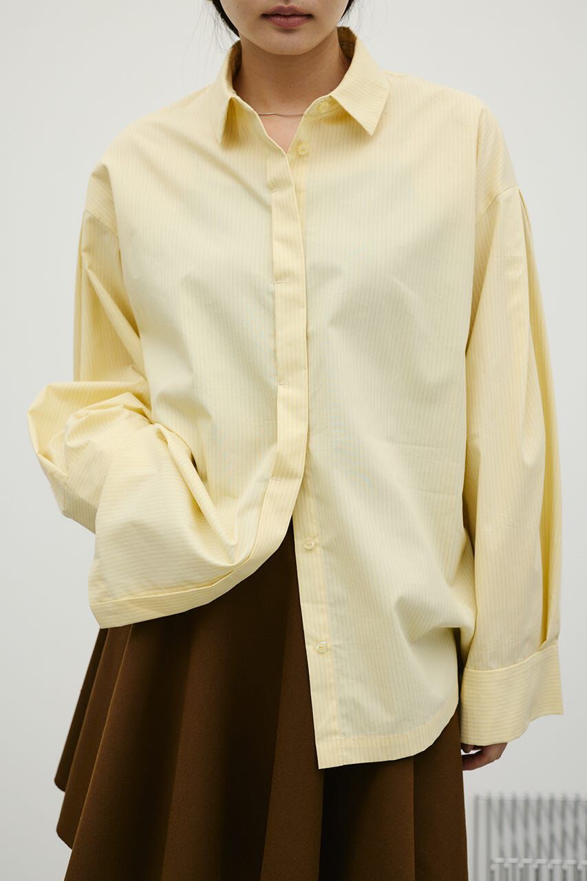 STYLEMIXER「ストライプワイドカフオーバーシャツ」|シャツ・ブラウス|