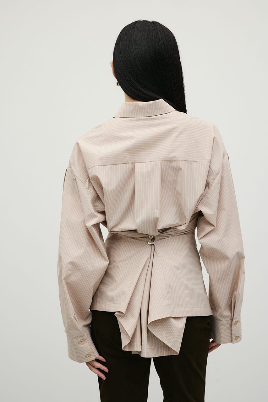 STYLEMIXER「ストライプワイドカフオーバーシャツ」|シャツ・ブラウス|