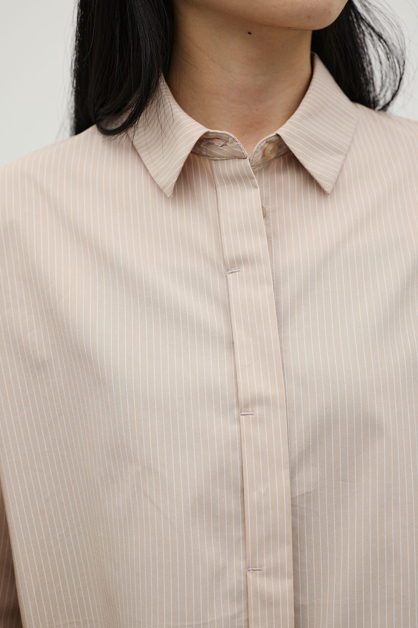 STYLEMIXER「ストライプワイドカフオーバーシャツ」|シャツ・ブラウス|