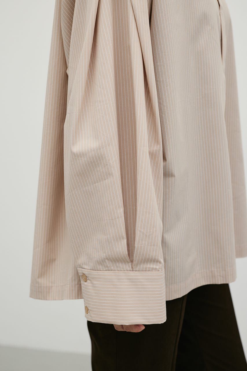 STYLEMIXER「ストライプワイドカフオーバーシャツ」|シャツ・ブラウス|
