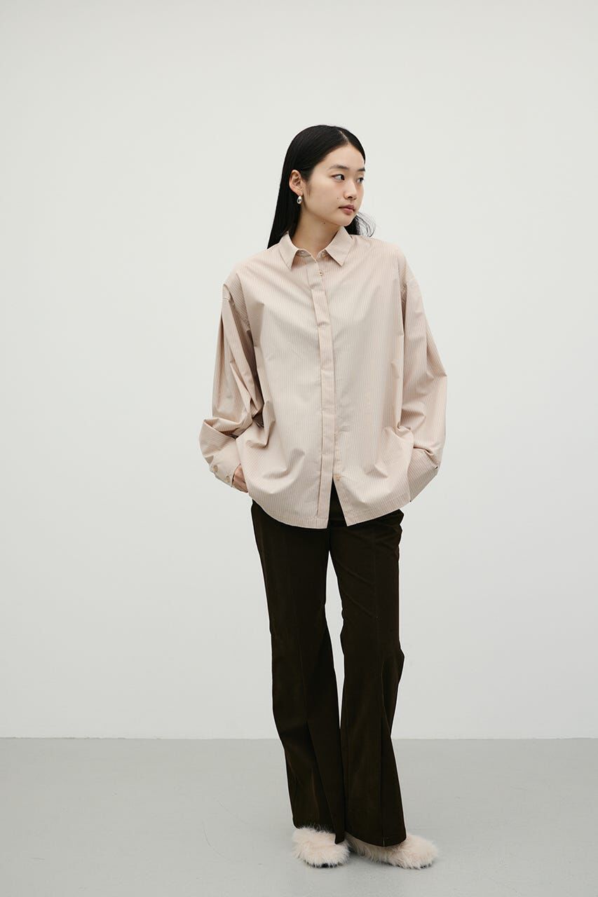STYLEMIXER「ストライプワイドカフオーバーシャツ」|シャツ・ブラウス|