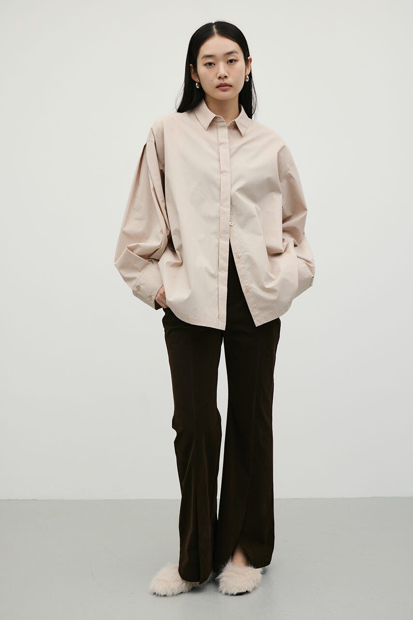 STYLEMIXER「ストライプワイドカフオーバーシャツ」|シャツ・ブラウス|