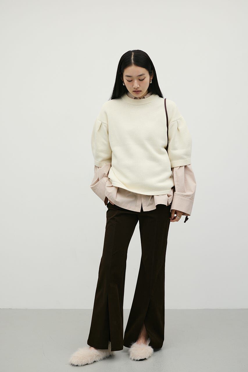 STYLEMIXER「ストライプワイドカフオーバーシャツ」|シャツ・ブラウス|