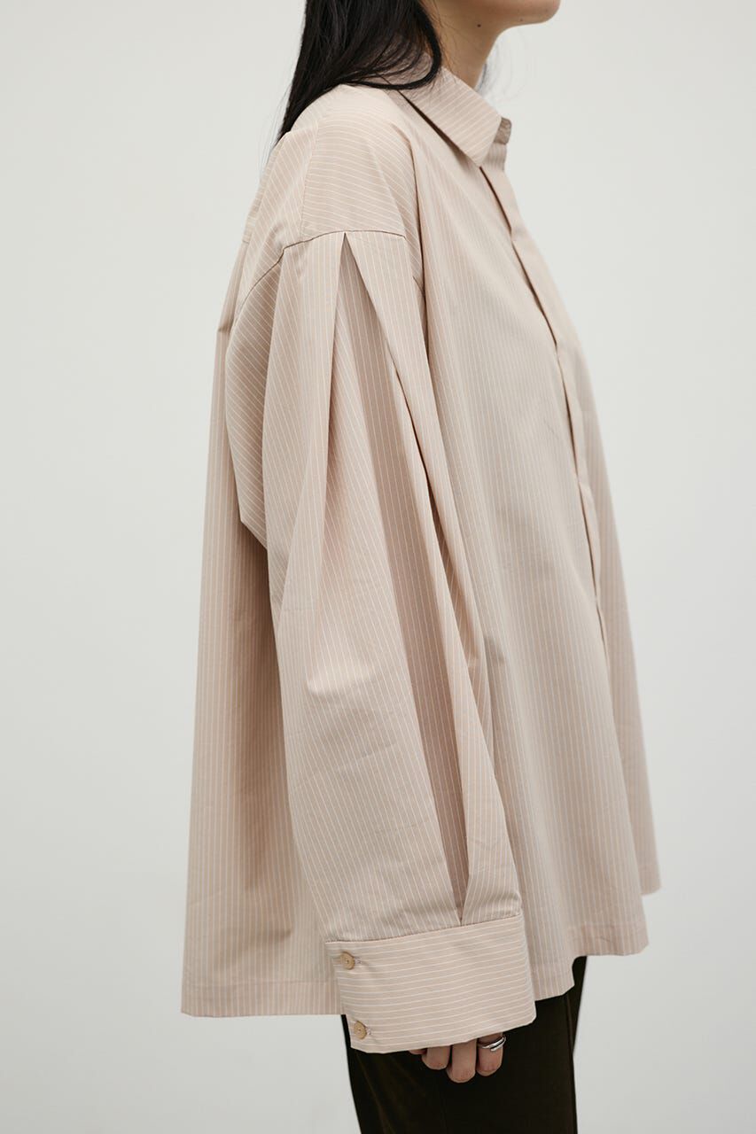 STYLEMIXER「ストライプワイドカフオーバーシャツ」|シャツ・ブラウス|