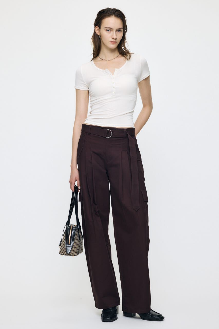 MOUSSY「BELTED CARGO パンツ」|その他|BRN