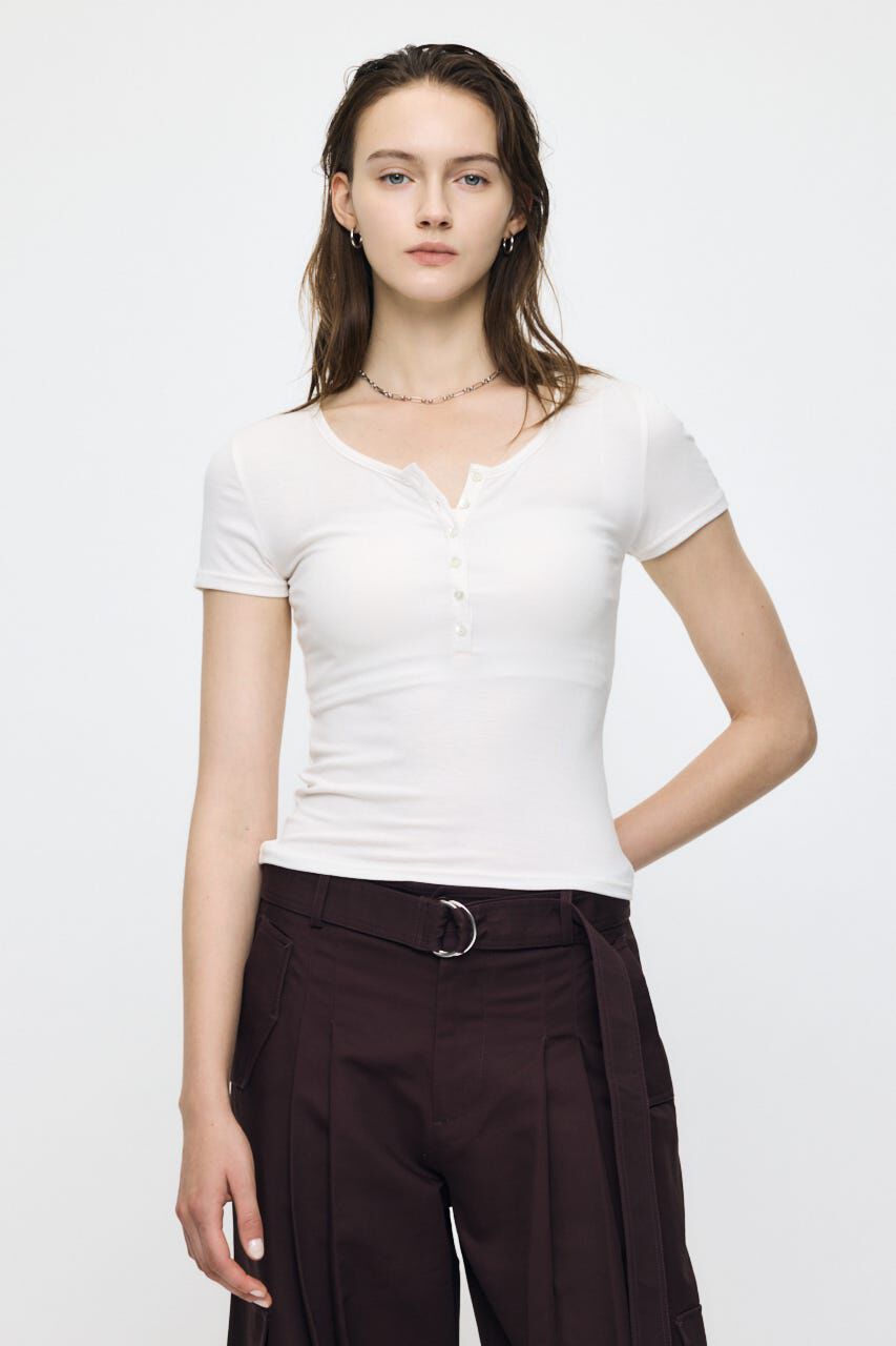 MOUSSY「ES HALF SLEEVE トップス」|Tシャツ・カットソー|