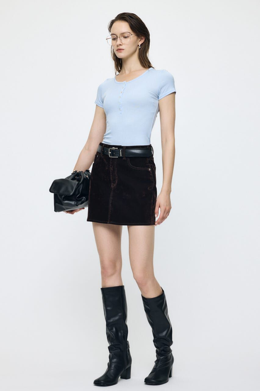 MOUSSY「ES HALF SLEEVE トップス」|Tシャツ・カットソー|