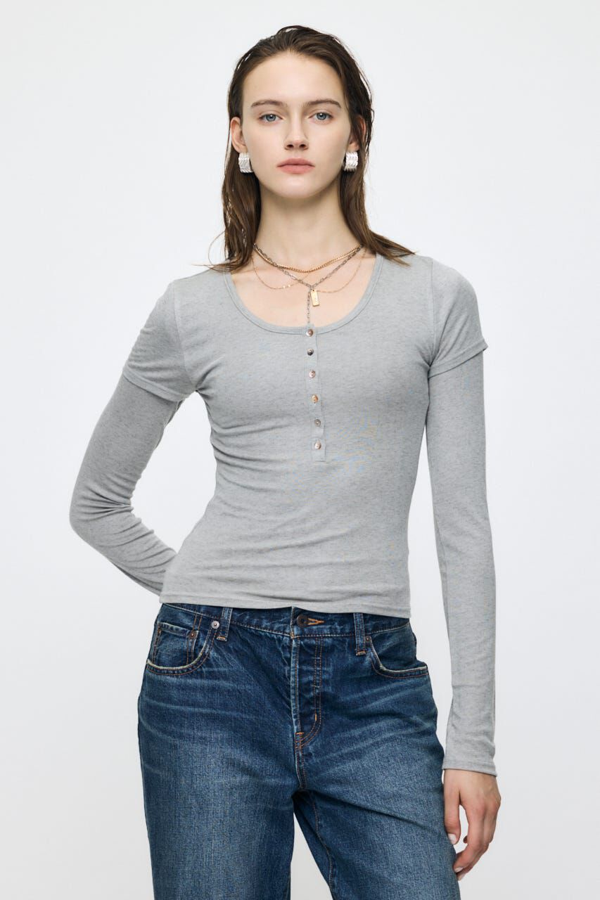 MOUSSY「ES HALF SLEEVE トップス」|Tシャツ・カットソー|