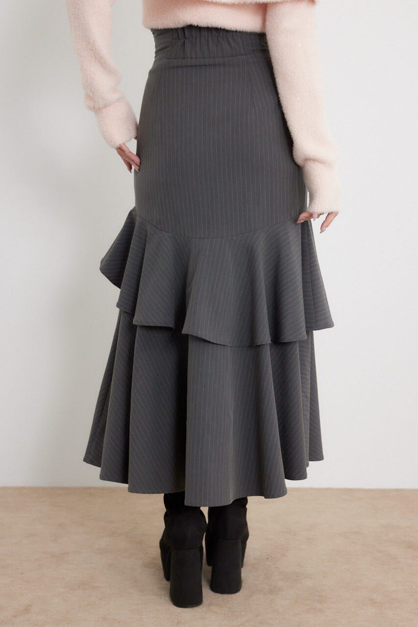rienda「フリルスリットハイウエストスコートショートパンツ」|その他|
