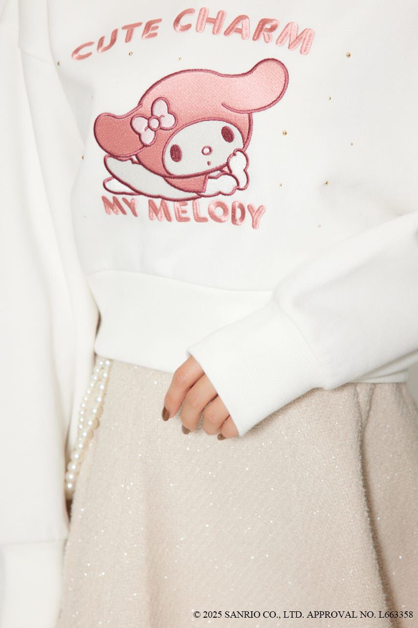rienda「マイメロ&クロミコラボスウェットトップス」|Tシャツ・カットソー|
