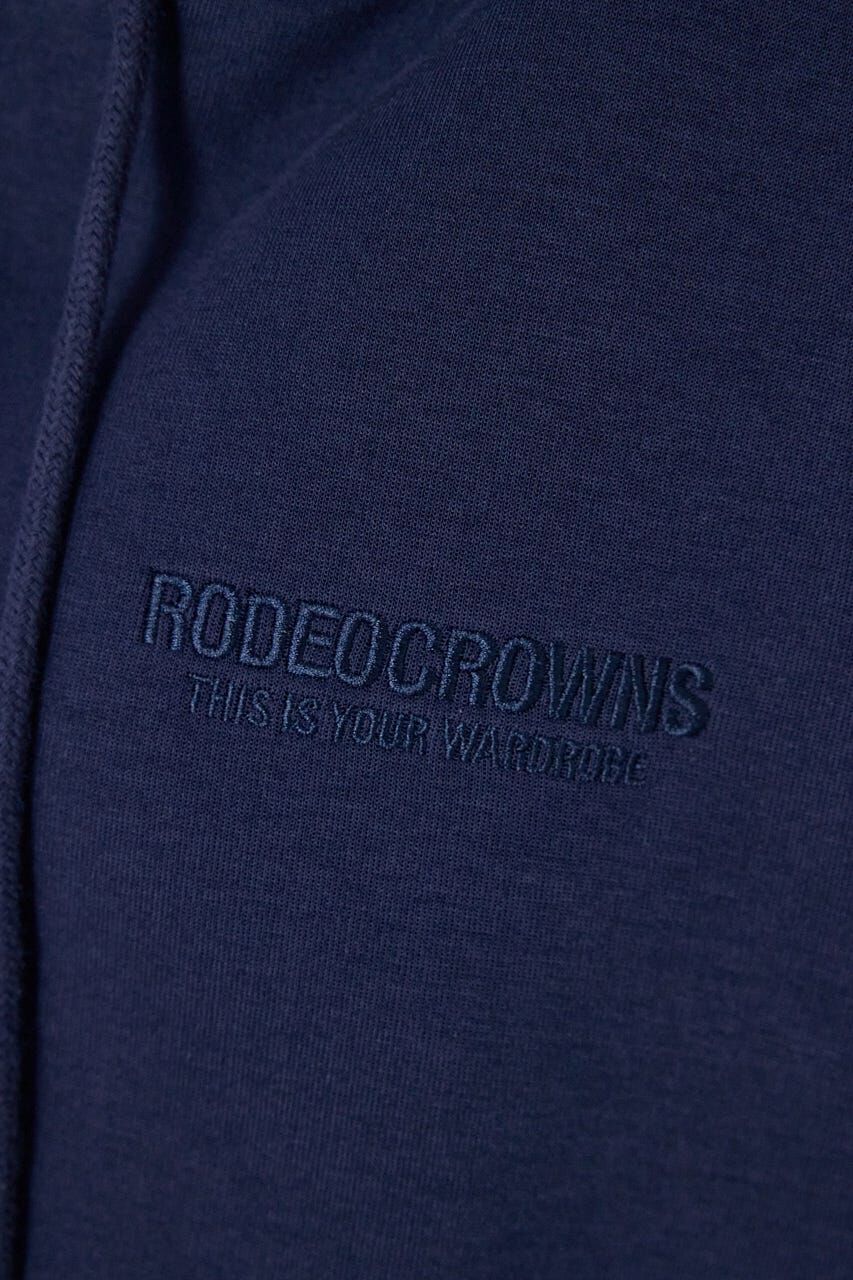 RODEO CROWNS「エンボス W-ZIP ショート パーカー」|パーカー|