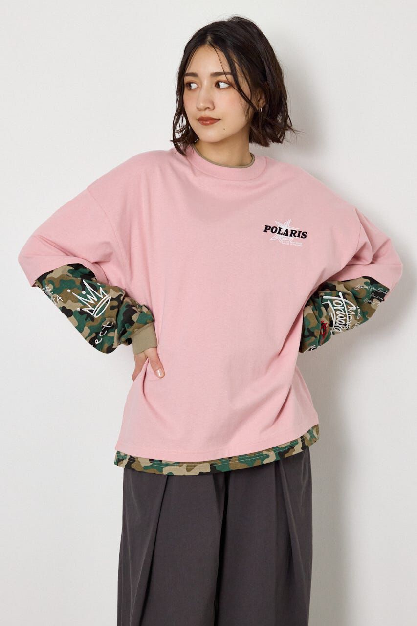 RODEO CROWNS「スターレイヤードロングスリーブTシャツ」|Tシャツ・カットソー|柄PNK5