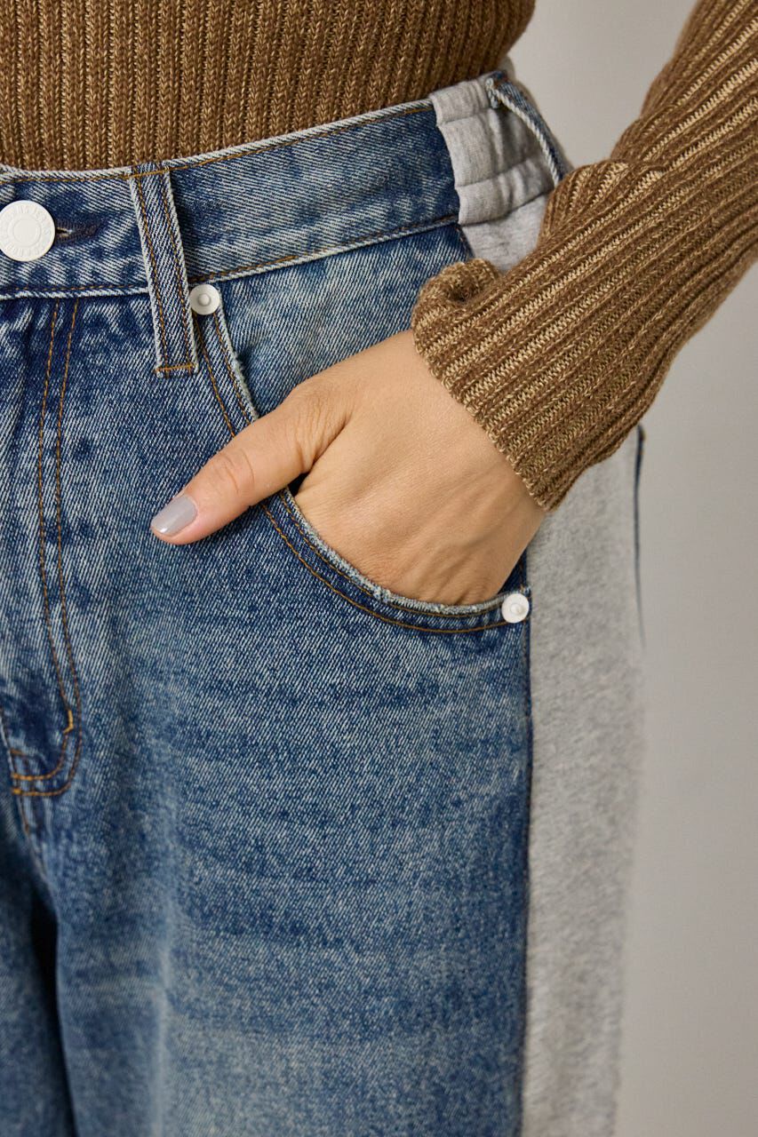 RODEO CROWNS「DENIM COMBO PANTS」|デニム|