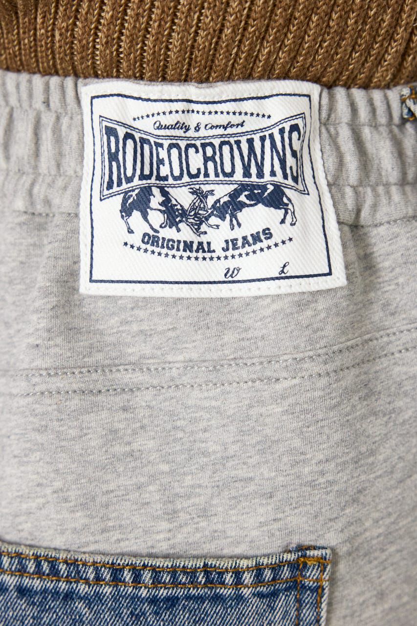 RODEO CROWNS「DENIM COMBO PANTS」|デニム|