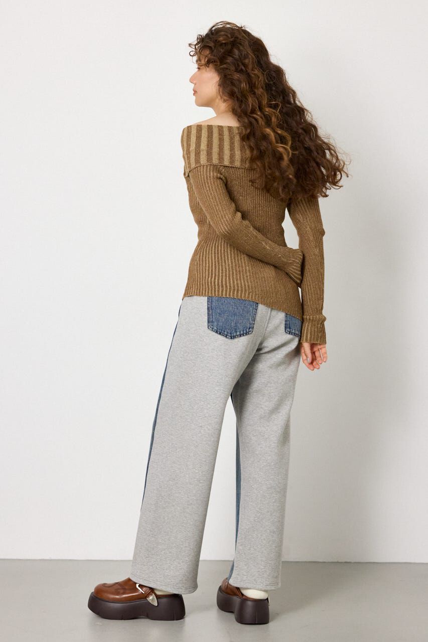 RODEO CROWNS「DENIM COMBO PANTS」|デニム|