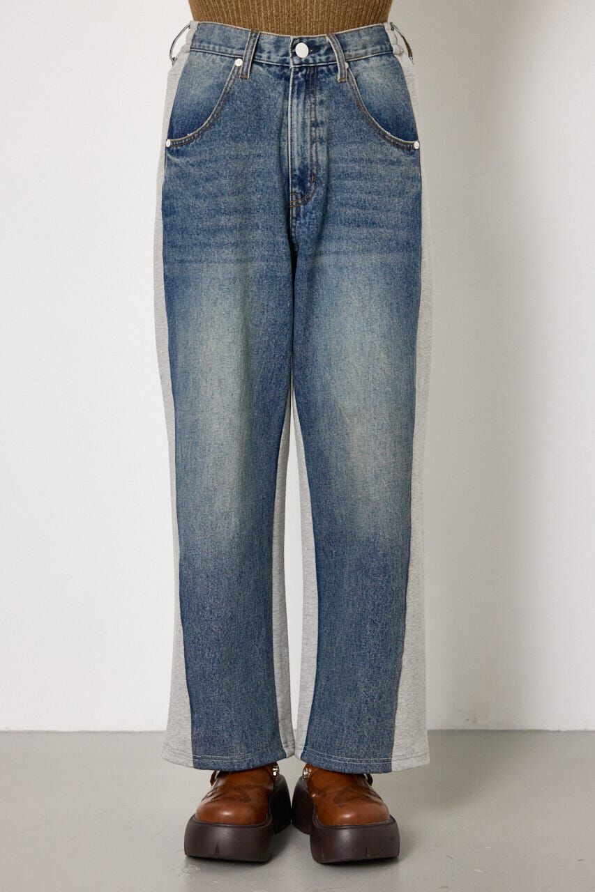 RODEO CROWNS「DENIM COMBO PANTS」|デニム|