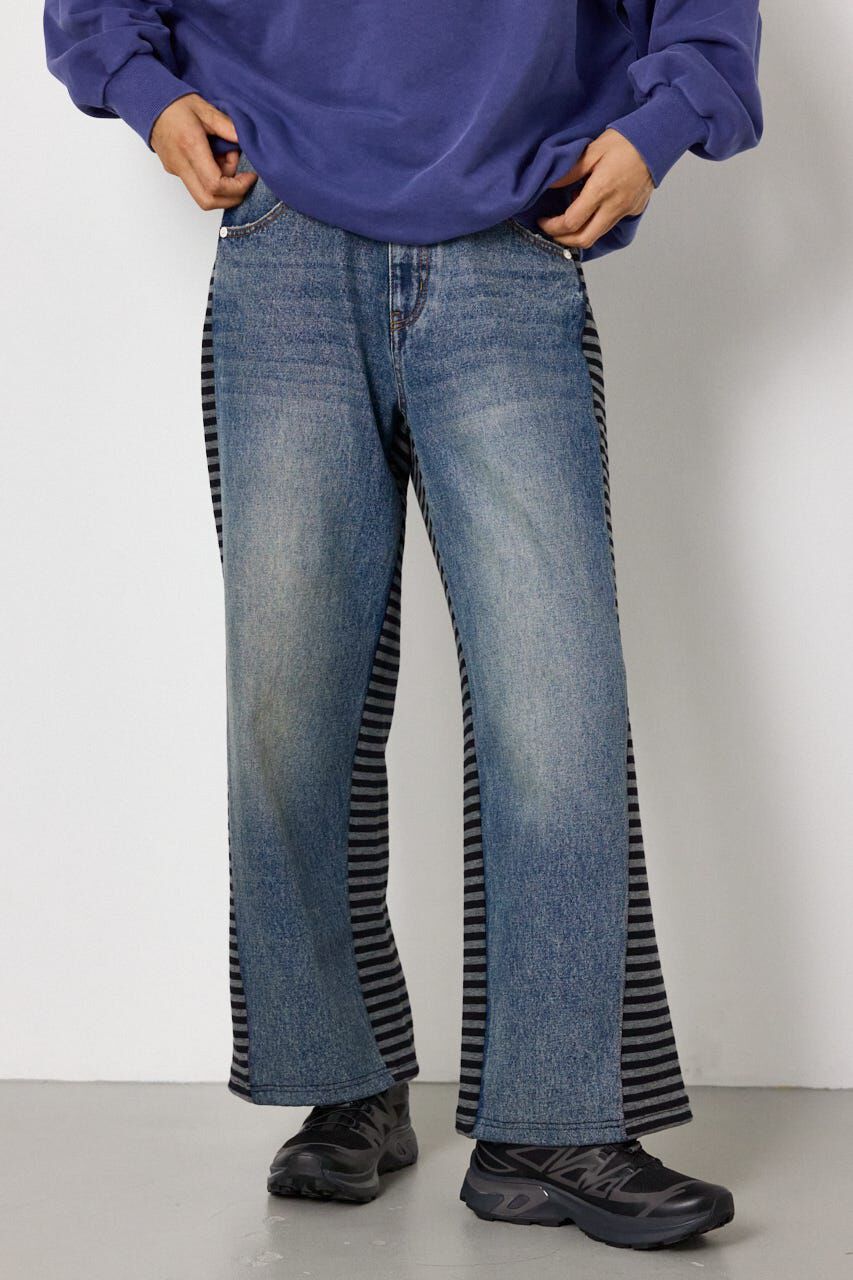 RODEO CROWNS「DENIM COMBO PANTS」|デニム|