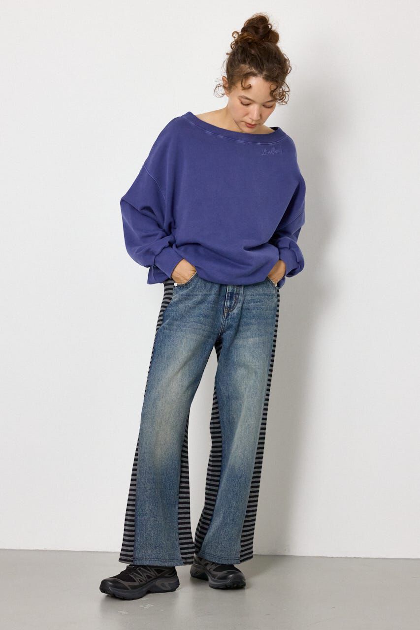 RODEO CROWNS「DENIM COMBO PANTS」|デニム|