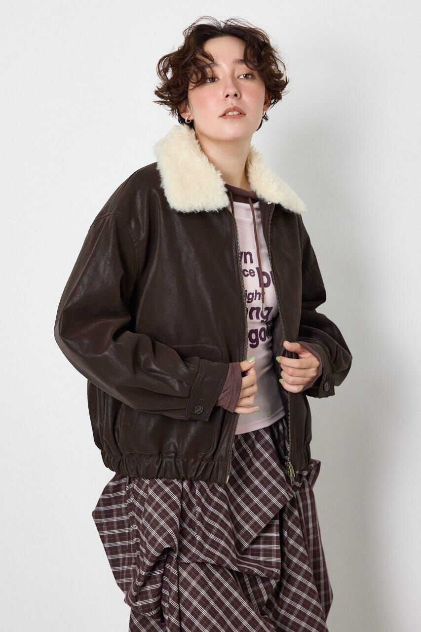 RODEO CROWNS「Suede look 2WAY ブルゾン」|ブルゾン・スタジャン|