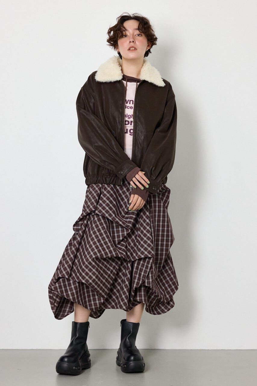 RODEO CROWNS「Suede look 2WAY ブルゾン」|ブルゾン・スタジャン|